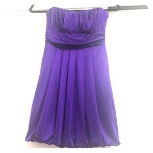 Strapless Purple Tunic